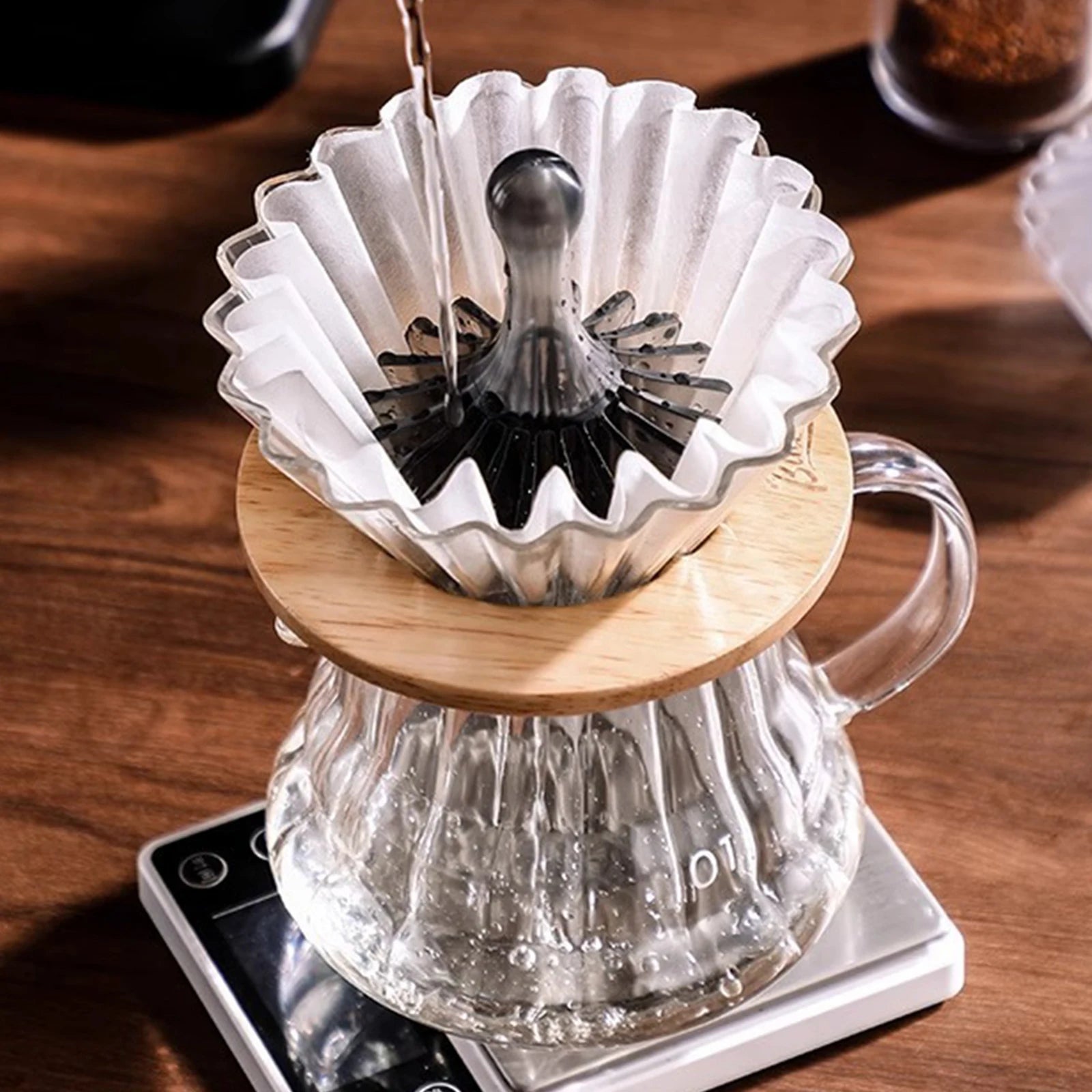 Coffee Filter Shape Retainer Professional Portable Lightweight Equipment Coffee Filter Cone Household Coffee Accessories