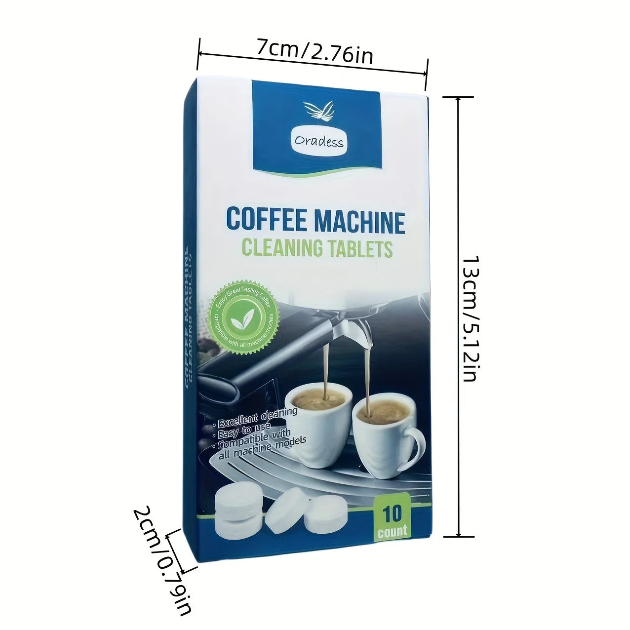 Coffee Machine Cleaning Tablets,Remove Pipe Grease,Scale And Residue,Suitable for Fully Automatic,Semi-Automatic,Espresso