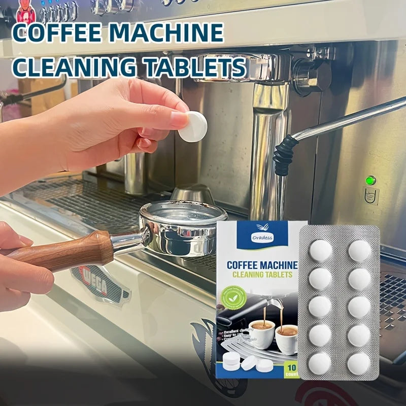 Coffee Machine Cleaning Tablets,Remove Pipe Grease,Scale And Residue,Suitable for Fully Automatic,Semi-Automatic,Espresso