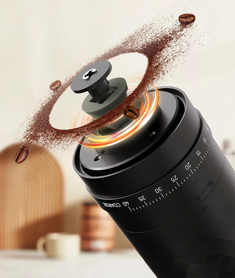 Electric Coffee Grinder, Portable Adjustable Grind Size, One-Touch Operation, Perfect Coffee Companion for Freshly Ground Coffee