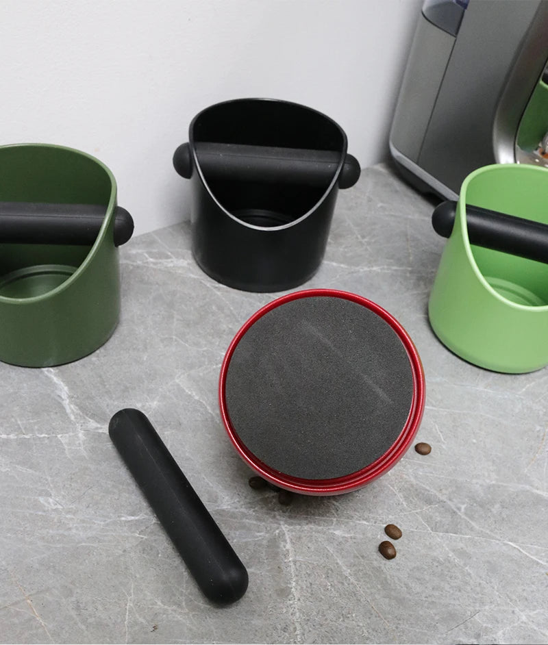 Coffee Knock Box Espresso Grounds Container Dump Bin Bucket  Anti Slip Powder Beveled Residue Barista Accessories Maker Tools