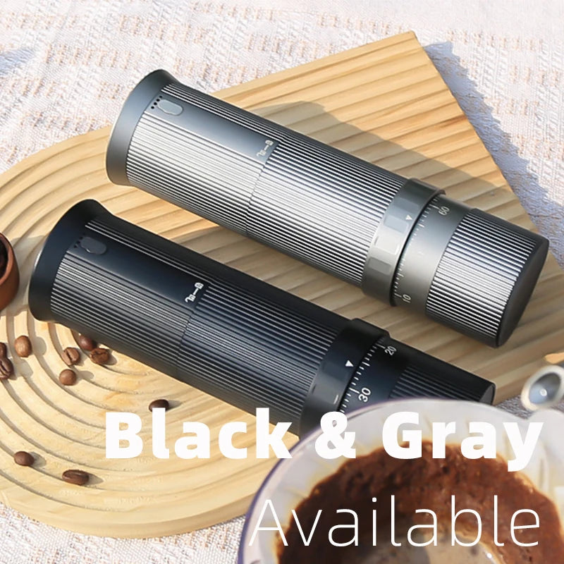 New Rechargeable Auto Espresso Barista CNC Conical Burr Coffee Bean Grinder Machine