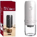 New Portable USB Electric Coffee Bean Grinder 40 Gears External Adjustable Rechargeable Grinders Household Mini Coffee Machine