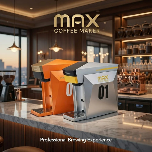 Driftbox 4-in-1 Single Serve Espresso Coffee Machine with Hot Water Dispenser, 1400W