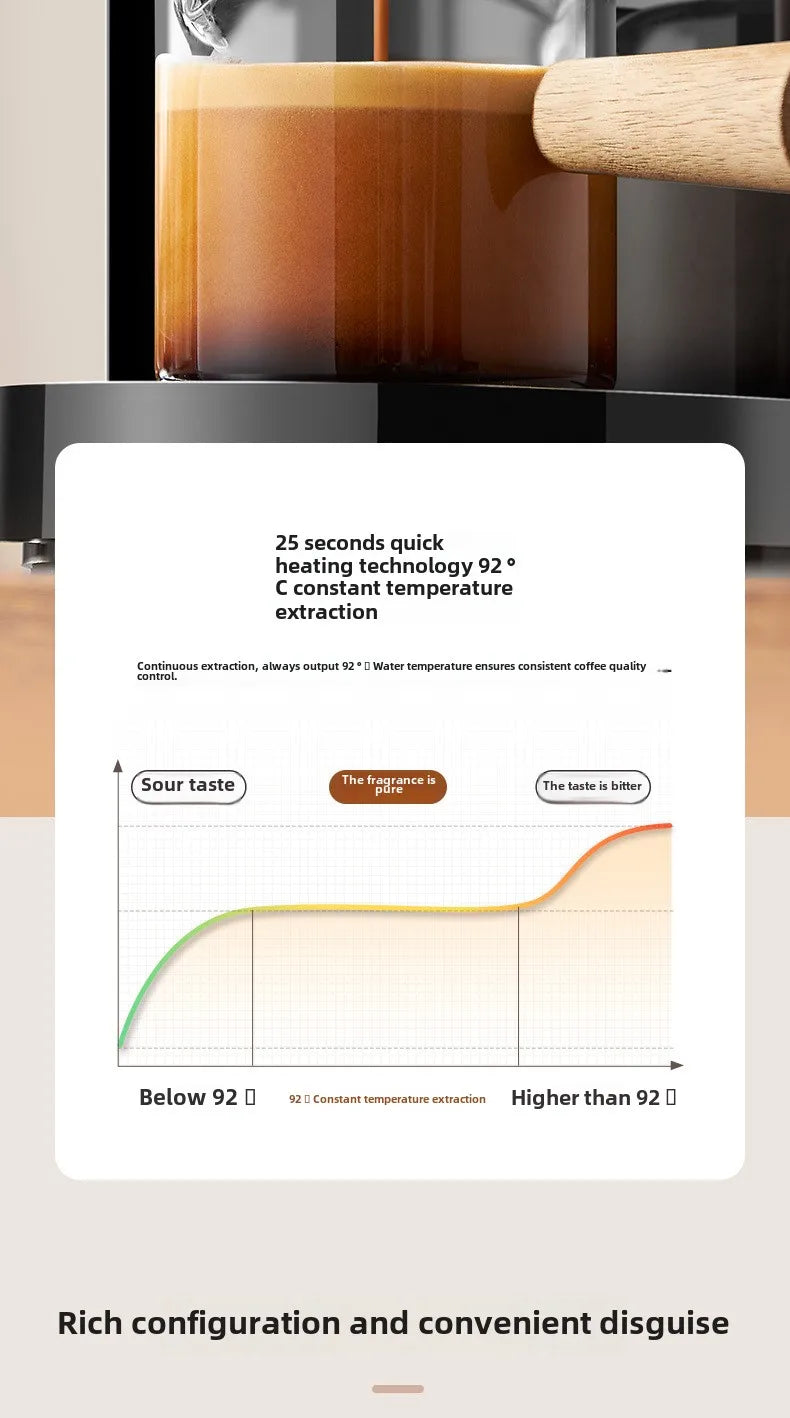 Automatic Capsule Coffee Machine Home Small Office Compatible With A Variety Of Capsule Espresso Machines