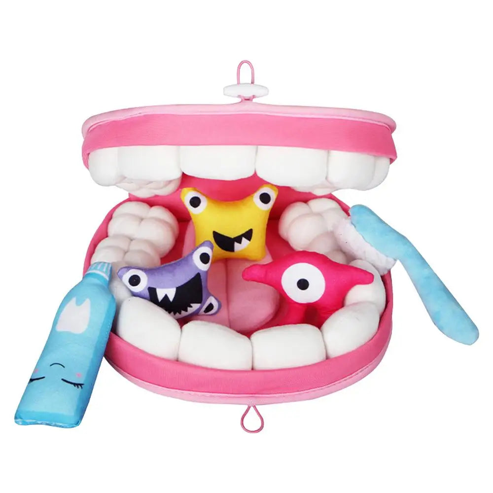 Dentist Toys for Preschool Educational Children Role Play Toys Teeth  Brushing Toys Cute Early Education Cartoon Tooth Brushin