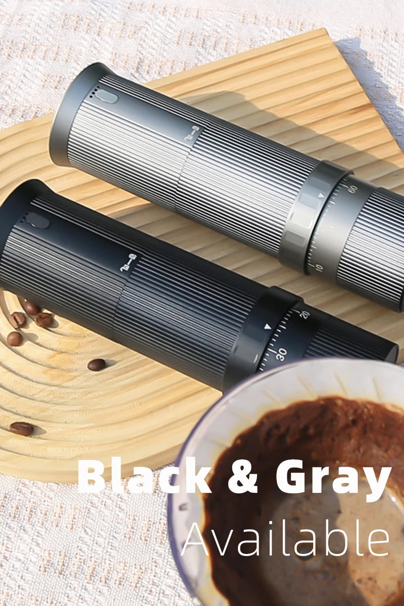 New Rechargeable Auto Espresso Barista CNC Conical Burr Coffee Bean Grinder Machine