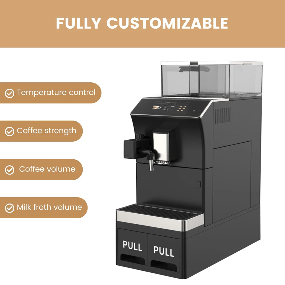Mcilpoog  WS101+3 Business super automatic coffee machine Touch screen to quickly make coffee with one touch