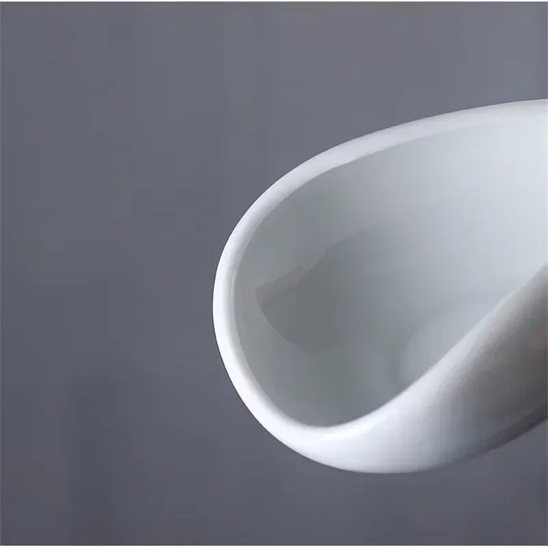 Coffee Bean Measuring Cup Ceramic Weighing Tray Coffee Powder Dosage Tray Suitable for Home Cafe Simple Coffee Tray Accessories