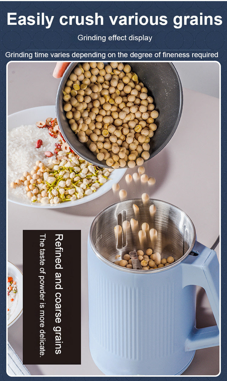 2025 New Coffee Bean Grinder Household Multifunctional Soybean Chili Grain Nut Grinder Kitchen Portable Food Processor 8 Blades