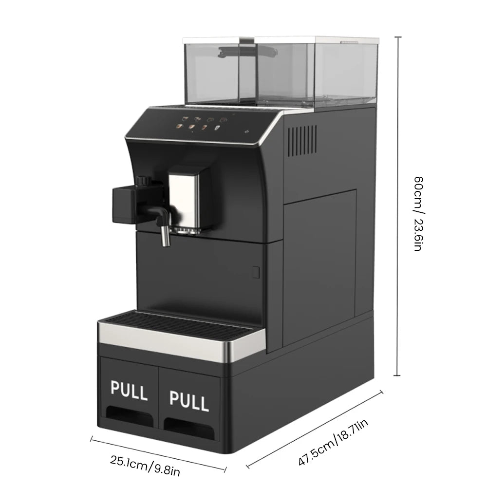 Mcilpoog  WS101+3 Business super automatic coffee machine Touch screen to quickly make coffee with one touch