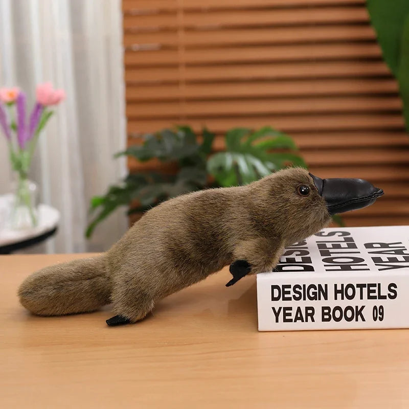 Simulation Platypus Plush Toys Creative Cartoon Animal Stuffed Dolls Funny Home Decor Kids Exquisite Birthday Xmas Gifts