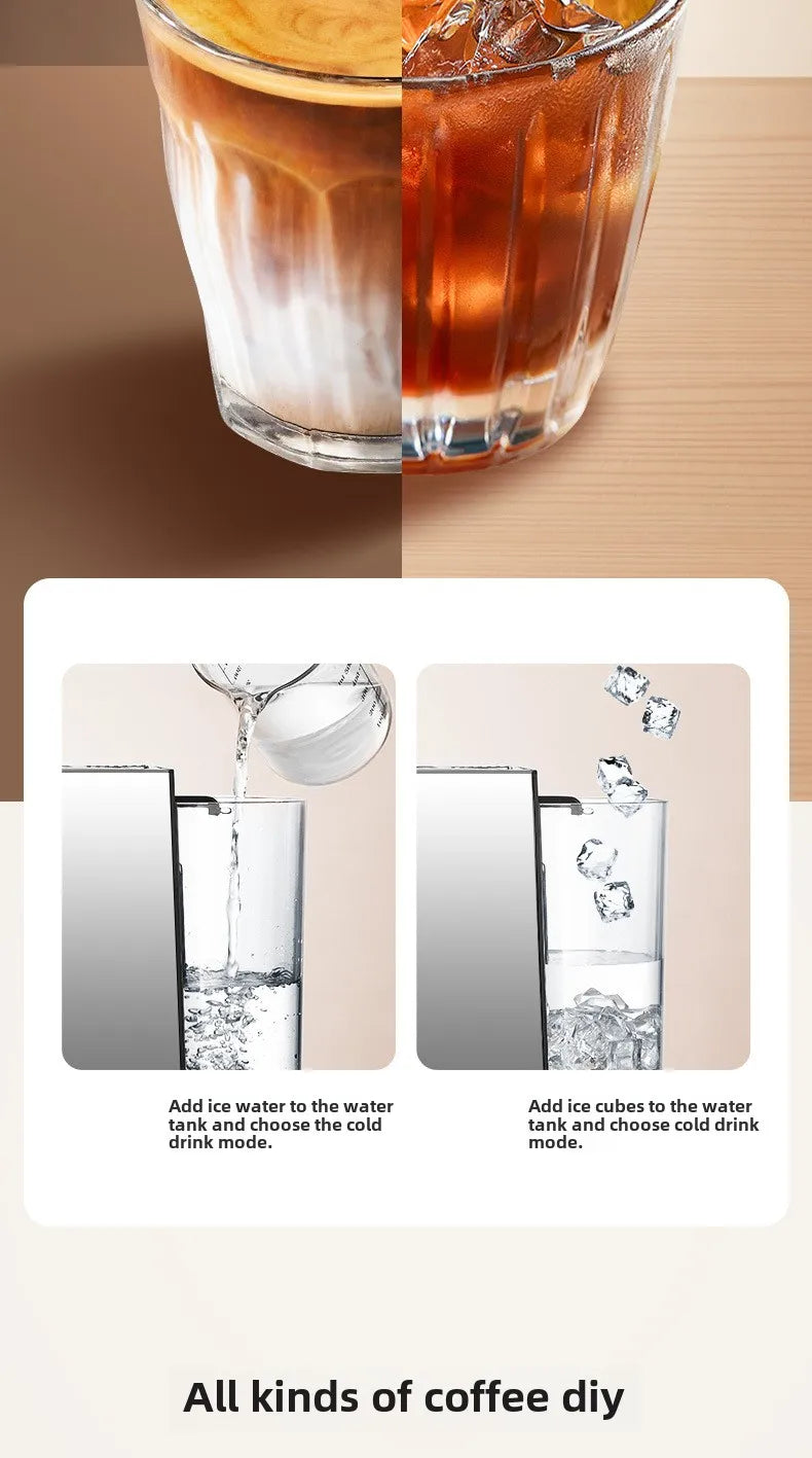 Automatic Capsule Coffee Machine Home Small Office Compatible With A Variety Of Capsule Espresso Machines