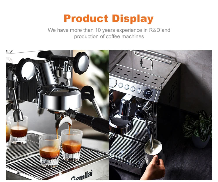 High Quality Professional Espresso Coffee Machines Multifunctional Home and Commercial Smart Coffee Maker