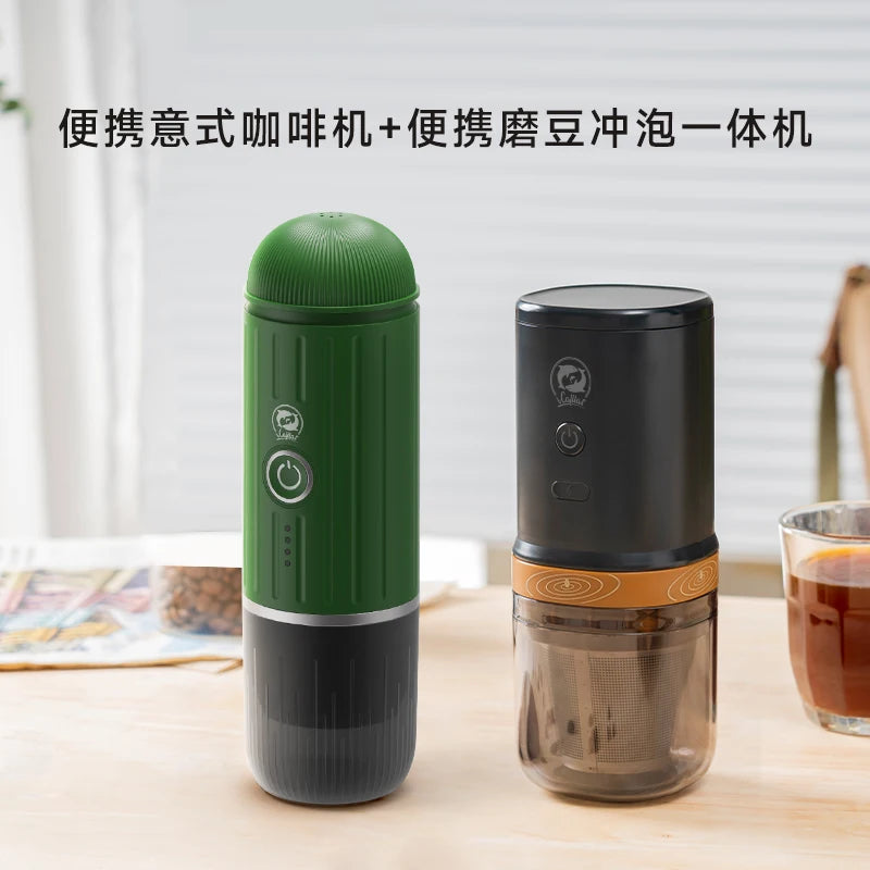 Portable coffee machine small household capsule coffee machine American semi-automatic Italian coffee