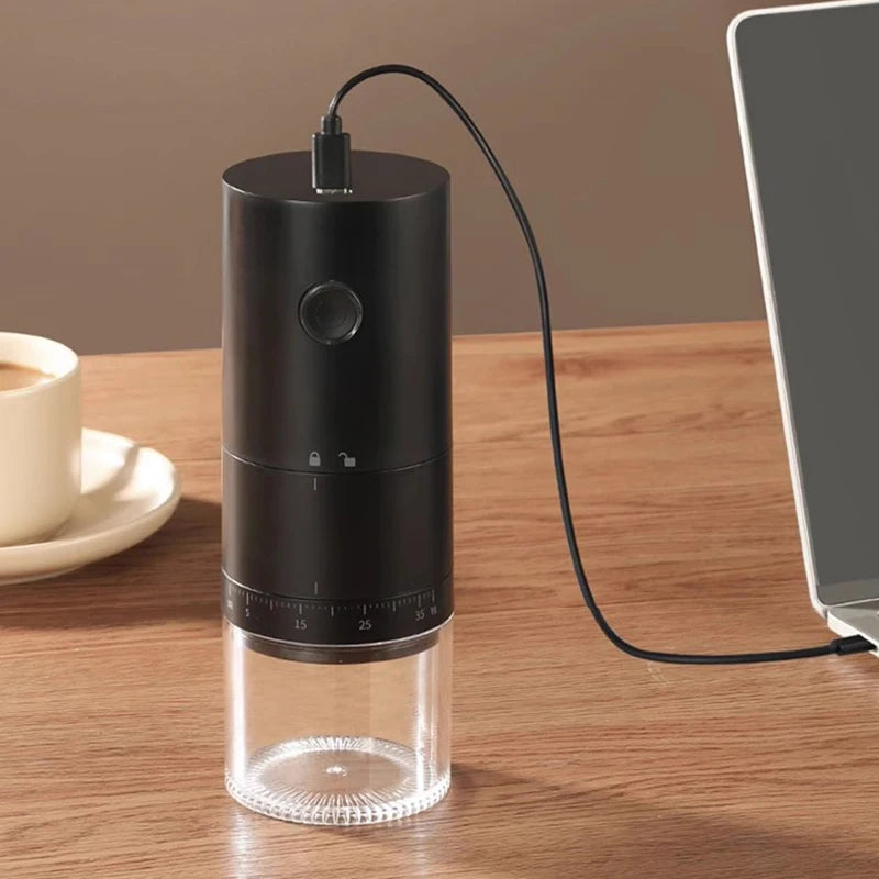 2025 Electric Coffee Bean Grinder Rechargeable Automatic Grinder Portable Coffee Grinder with ceramic core