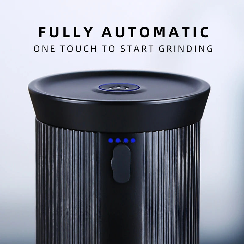 New Rechargeable Auto Espresso Barista CNC Conical Burr Coffee Bean Grinder Machine