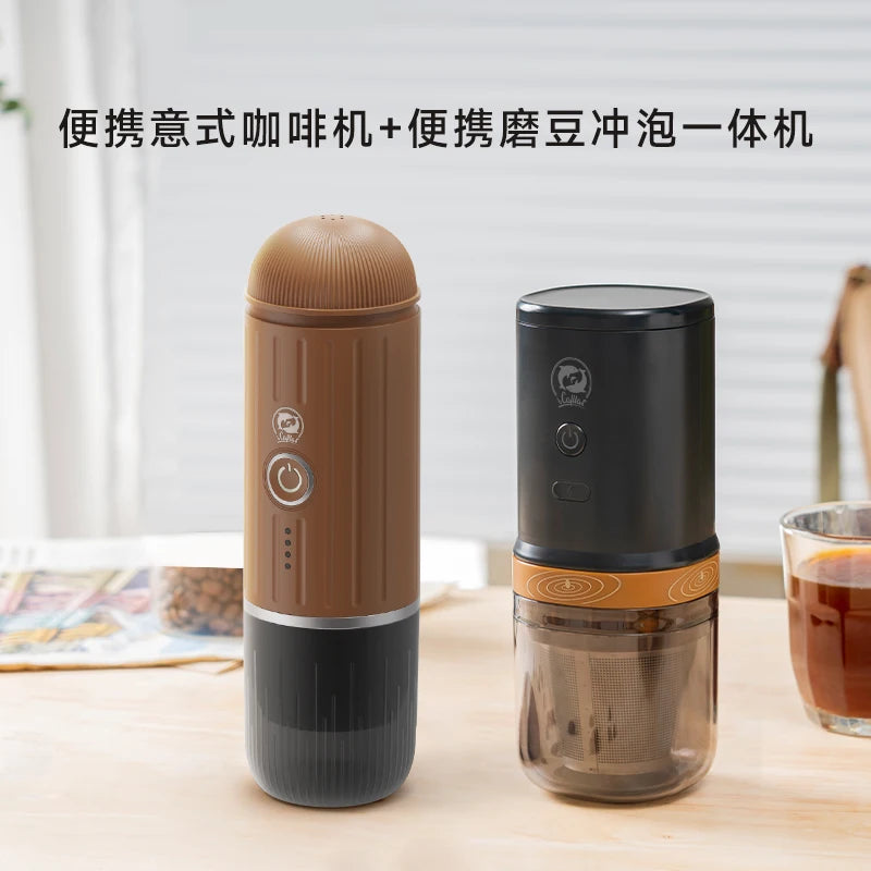 Portable coffee machine small household capsule coffee machine American semi-automatic Italian coffee