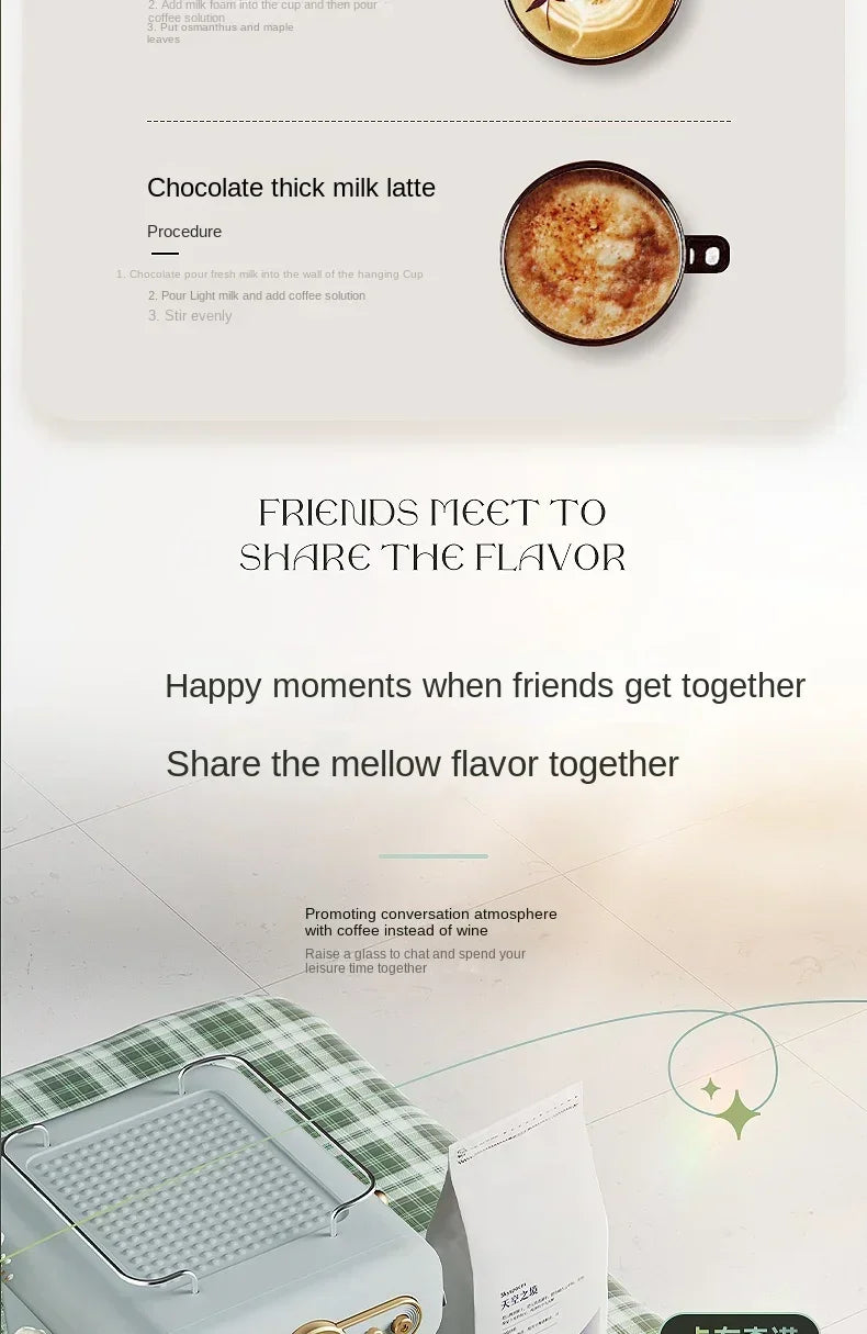 220V retro Italian coffee machine, household small fully semi-automatic concentrated American integrated milk foam machine C