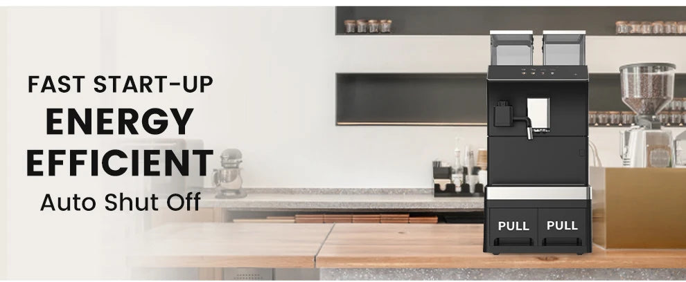 Mcilpoog  WS101+3 Business super automatic coffee machine Touch screen to quickly make coffee with one touch