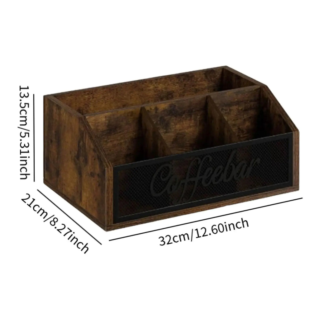 Coffee Station Organizer Multifunction Bar Accessories Coffee Capsule Holder Desktop for Office Party Dorm Living Room Syrup