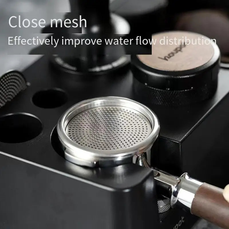 Coffee machine accessories: Italian water separator, 304 stainless steel mesh, secondary filter, uniform extraction