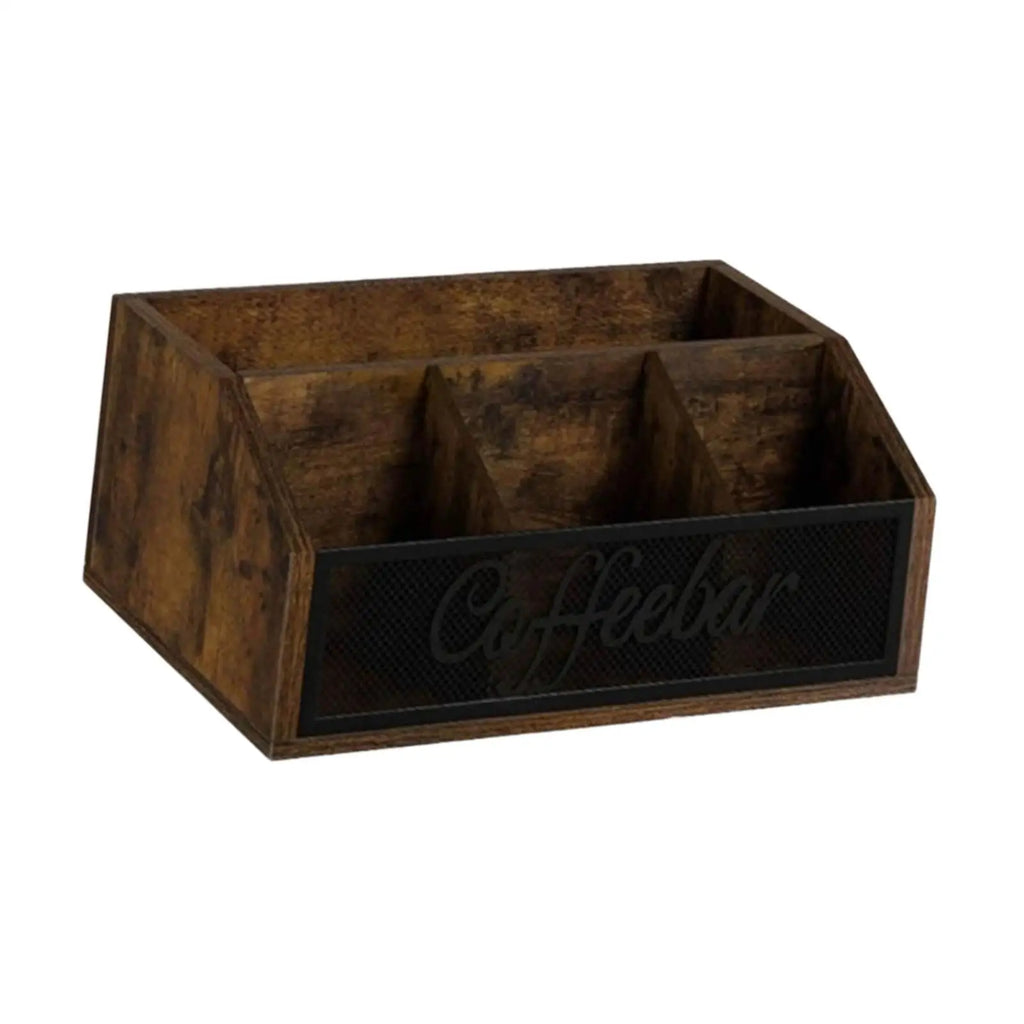 Coffee Station Organizer Multifunction Bar Accessories Coffee Capsule Holder Desktop for Office Party Dorm Living Room Syrup