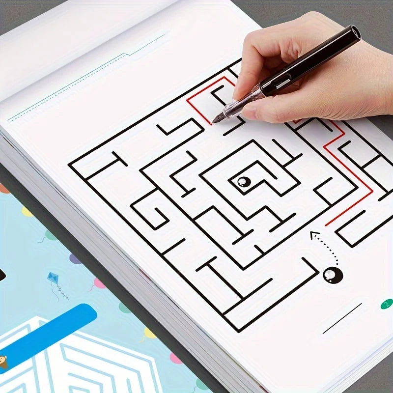 Educational toys for children, maze game books, concentration training exercises, Christmas gifts