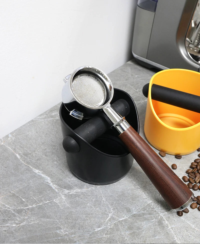 Coffee Knock Box Espresso Grounds Container Dump Bin Bucket  Anti Slip Powder Beveled Residue Barista Accessories Maker Tools