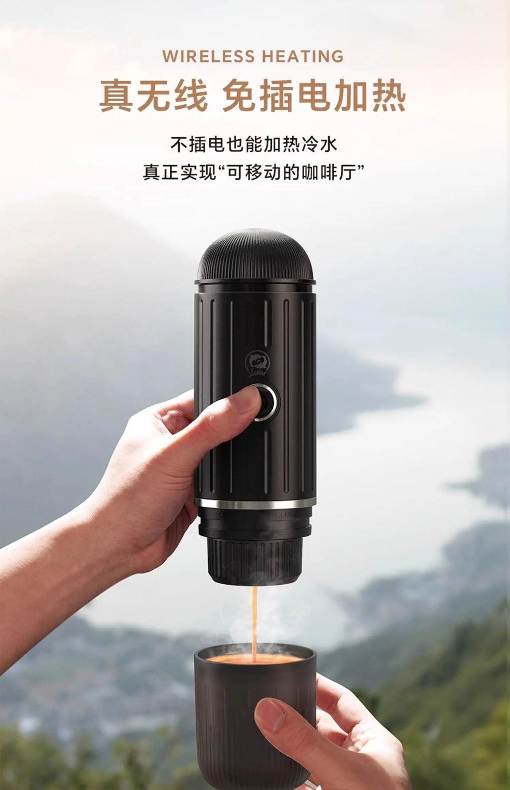 Portable coffee machine small household capsule coffee machine American semi-automatic Italian coffee