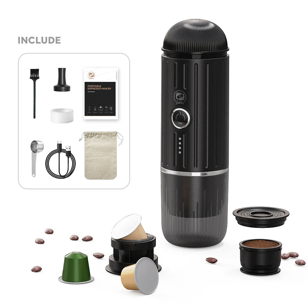 Portable coffee machine small household capsule coffee machine American semi-automatic Italian coffee
