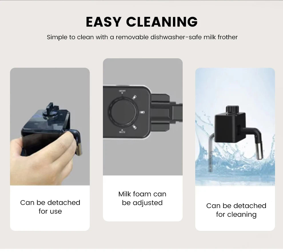 Mcilpoog  WS101+3 Business super automatic coffee machine Touch screen to quickly make coffee with one touch