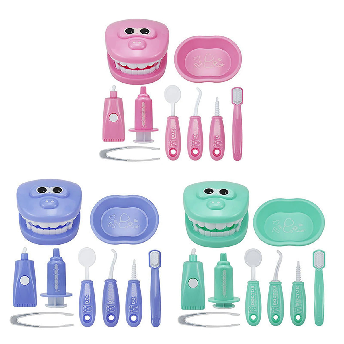 Montessori Educational Toys Children Early Learning Doctors Dentist Role Play Kits Kid Intelligence Brushing Tooth Teaching Aids