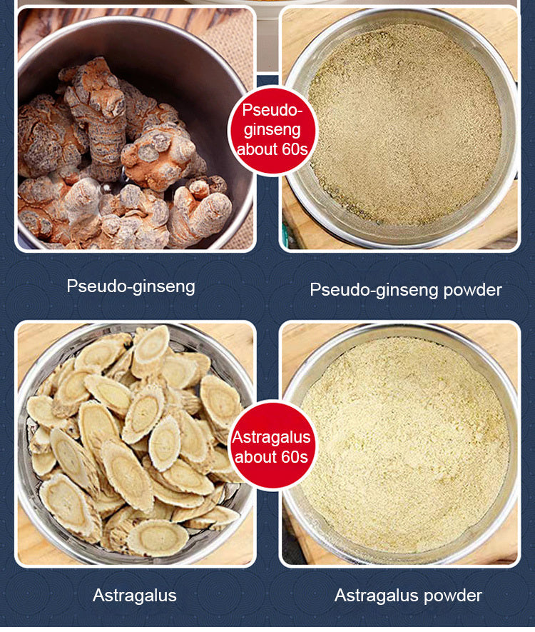 2025 New Coffee Bean Grinder Household Multifunctional Soybean Chili Grain Nut Grinder Kitchen Portable Food Processor 8 Blades