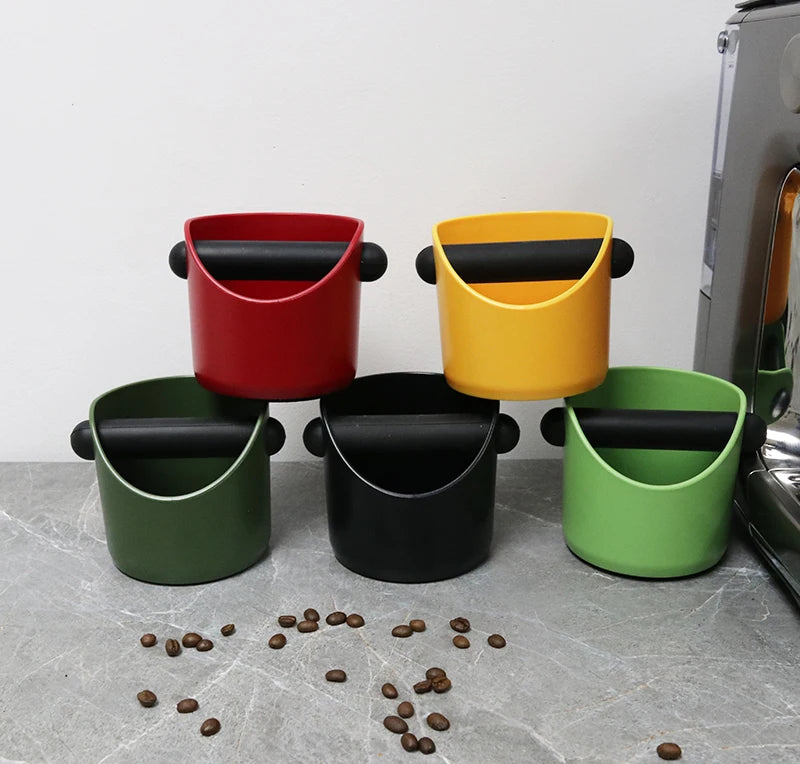 Coffee Knock Box Espresso Grounds Container Dump Bin Bucket  Anti Slip Powder Beveled Residue Barista Accessories Maker Tools