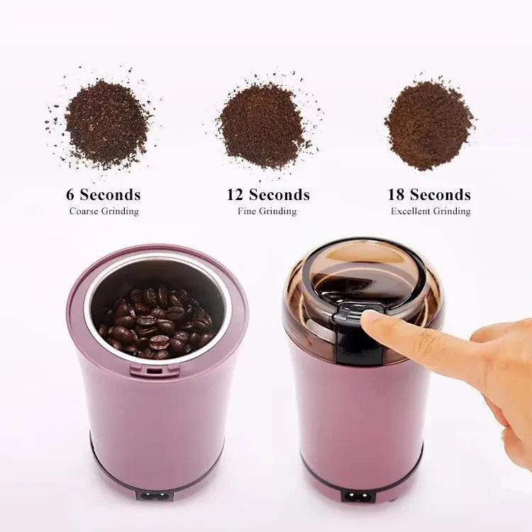 Multifunctional practical and convenient electric grain grinder spice coffee bean grinder household portable herb grinder