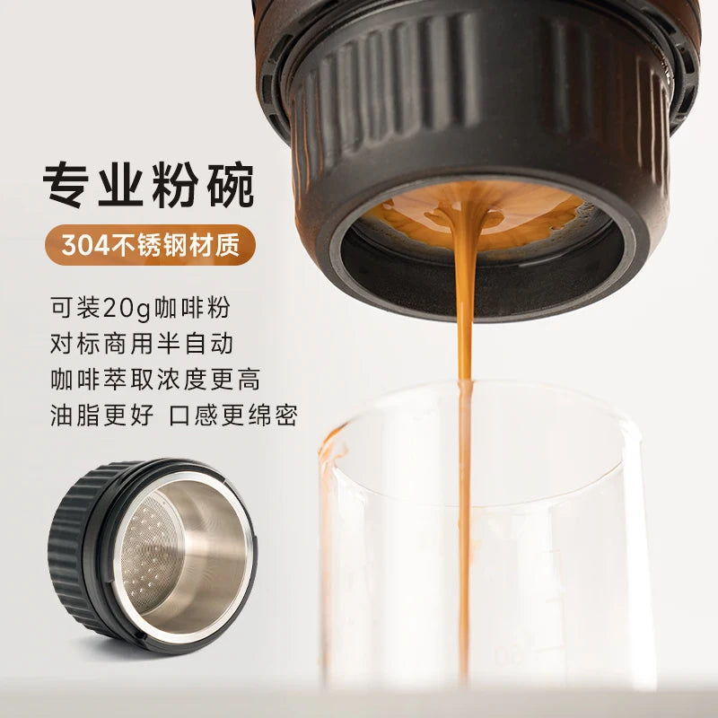 Portable coffee machine small household capsule coffee machine American semi-automatic Italian coffee