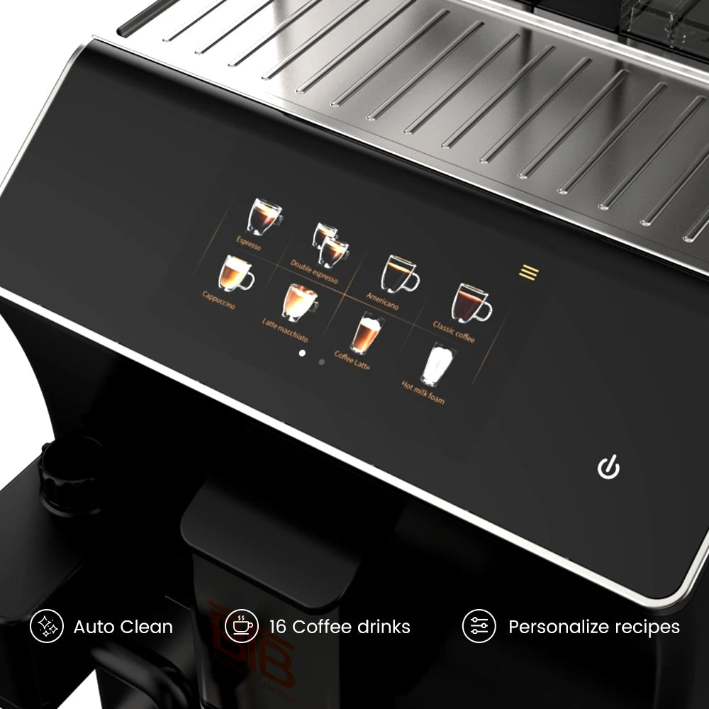 Mcilpoog  WS101+3 Business super automatic coffee machine Touch screen to quickly make coffee with one touch
