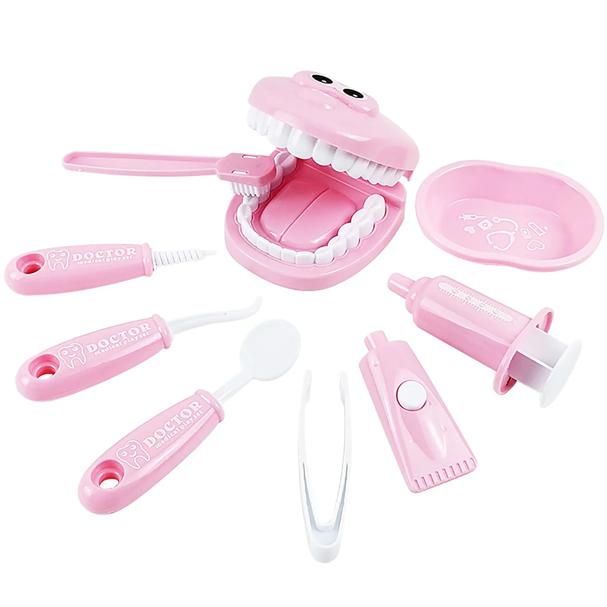 Montessori Educational Toys Children Early Learning Doctors Dentist Role Play Kits Kid Intelligence Brushing Tooth Teaching Aids