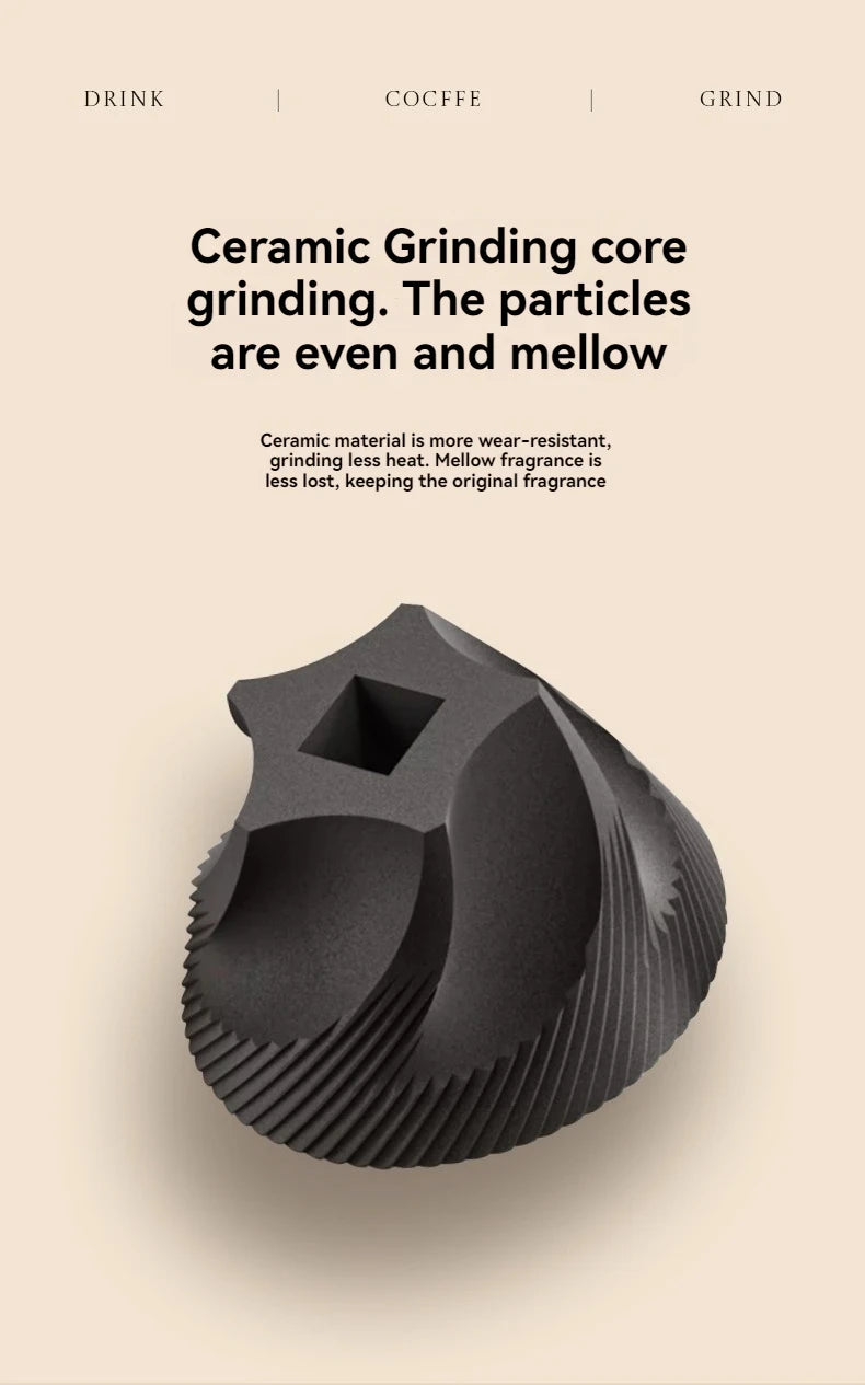 New Portable Electric\Manual Coffee Bean Grinder Household 30 Gears Externally Adjustable Coffee Machine Rechargeable Grinders