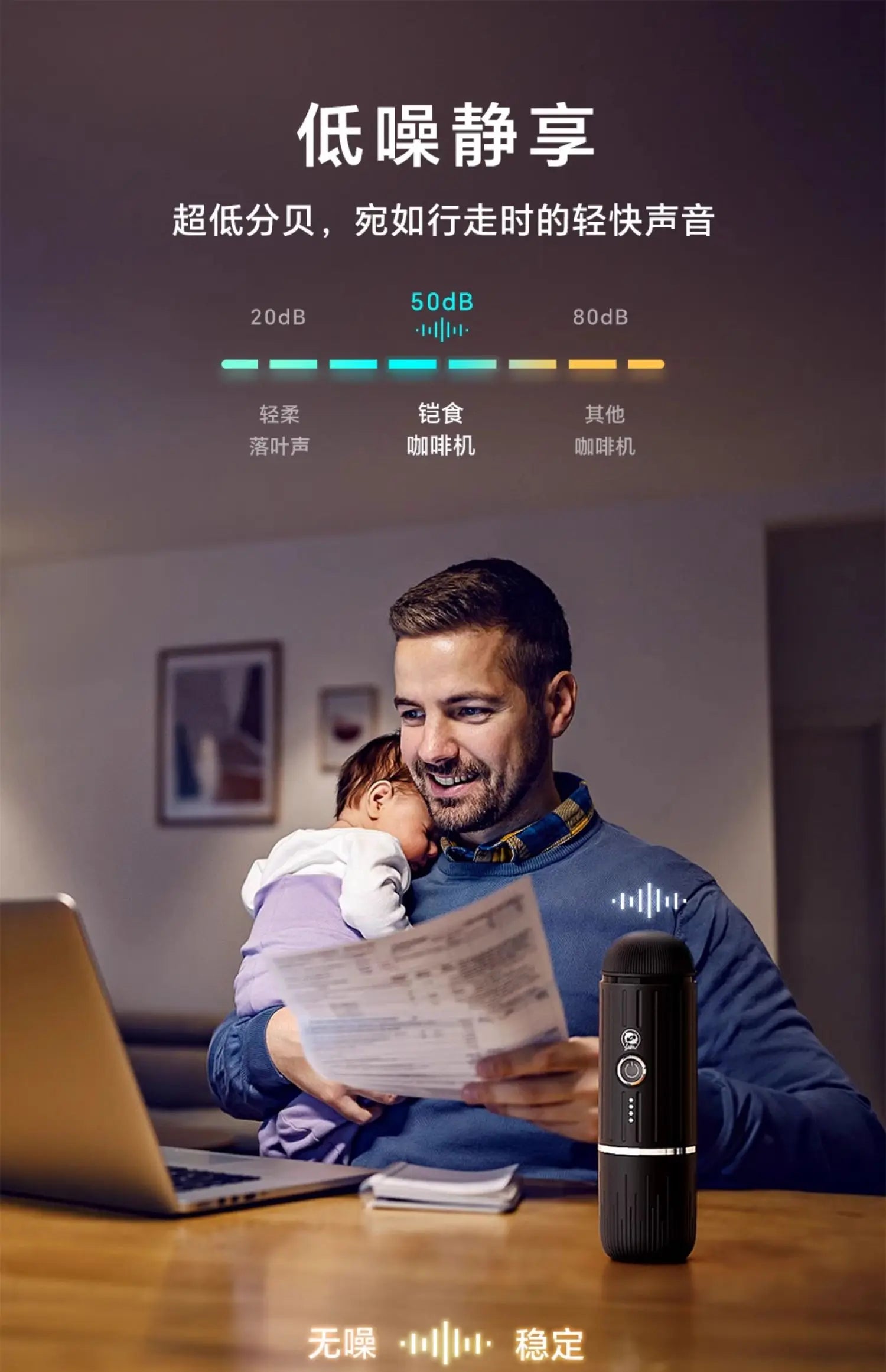 Portable coffee machine small household capsule coffee machine American semi-automatic Italian coffee