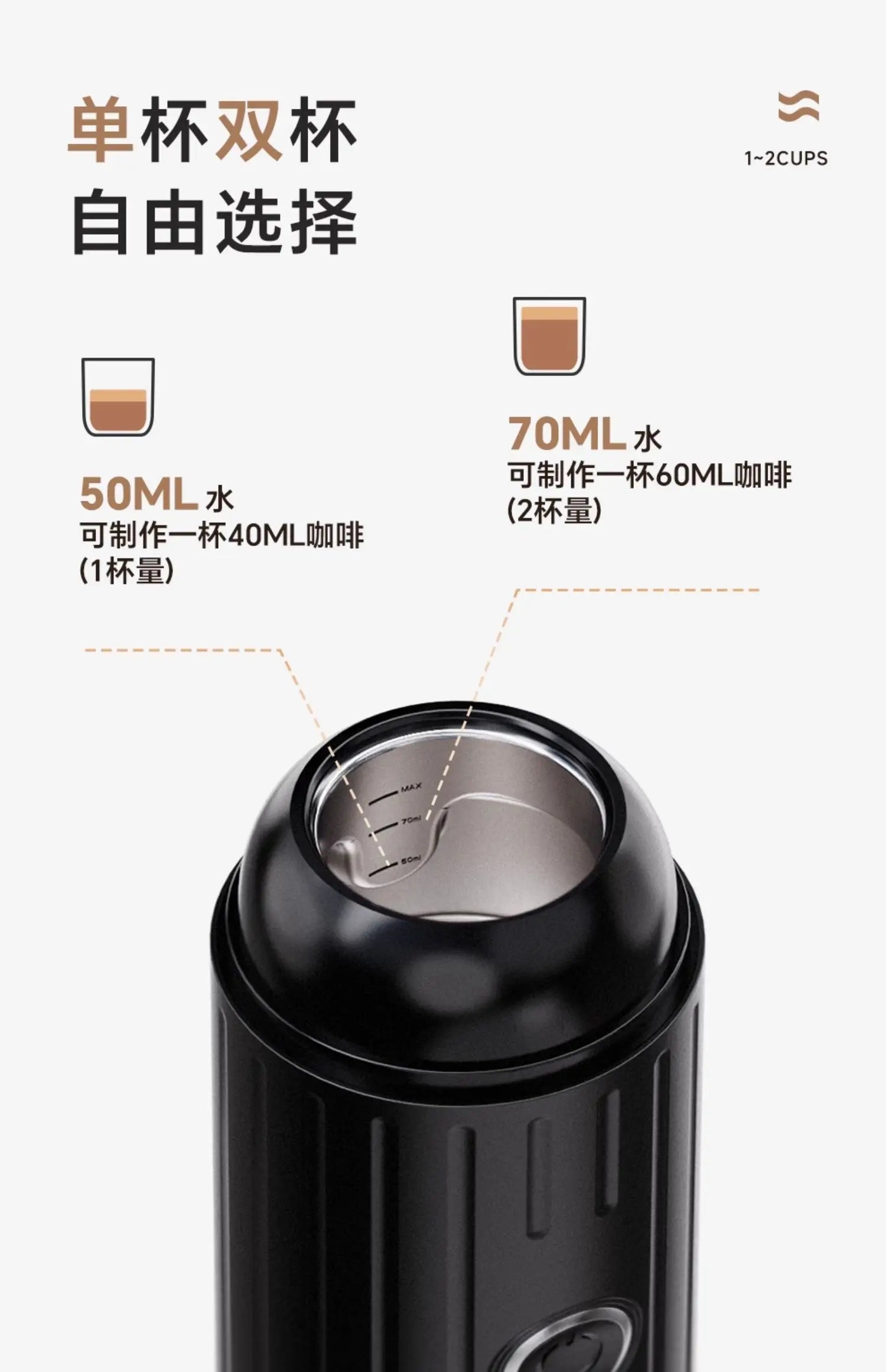 Portable coffee machine small household capsule coffee machine American semi-automatic Italian coffee