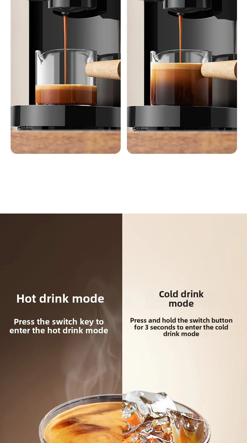 Automatic Capsule Coffee Machine Home Small Office Compatible With A Variety Of Capsule Espresso Machines