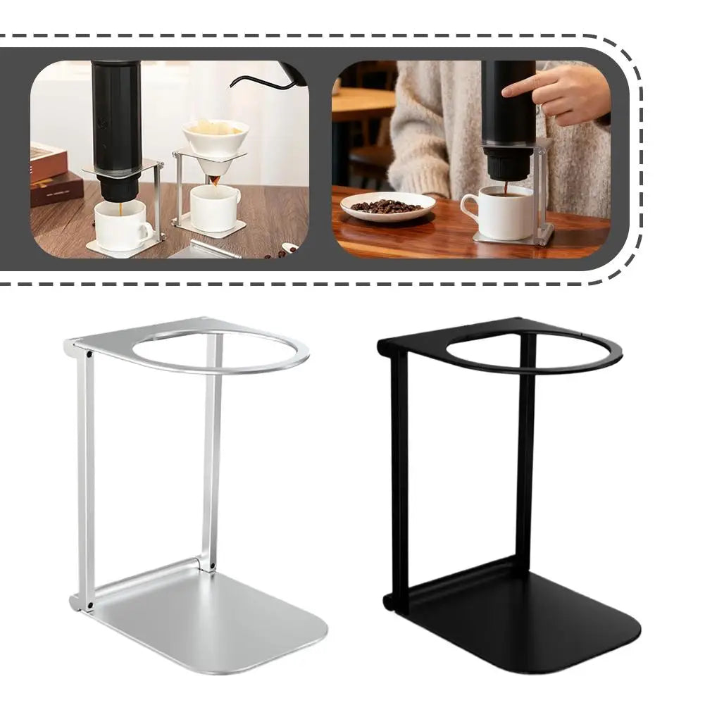 Coffee Machine Stand Drip Filter Coffee Stand Aluminum Alloy Foldable Lightweight Outdoor Quality Professional Coffee Accessorie