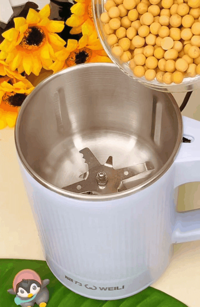 2025 New Coffee Bean Grinder Household Multifunctional Soybean Chili Grain Nut Grinder Kitchen Portable Food Processor 8 Blades