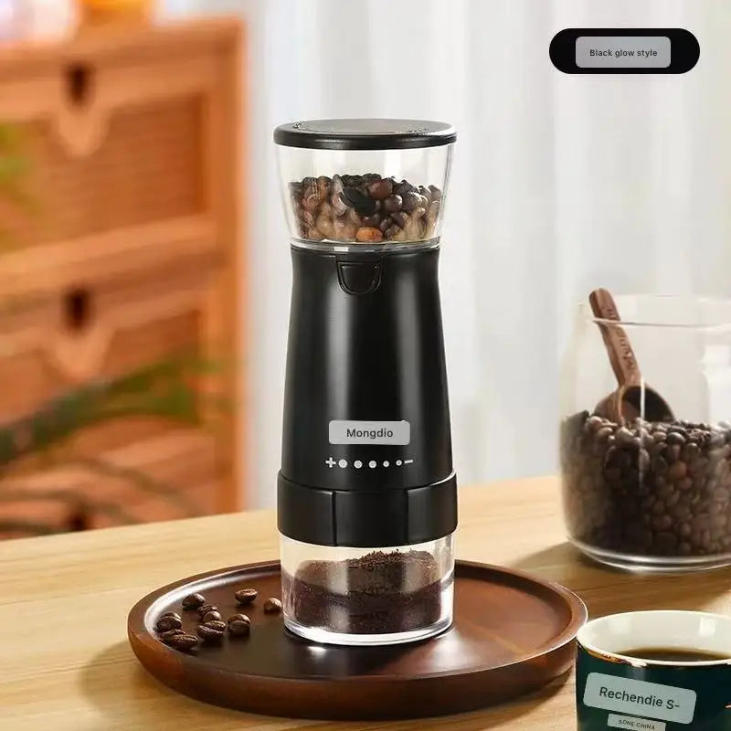 Electric grinder, coffee grinder, household small portable automatic coffee grinder, manual grinder
