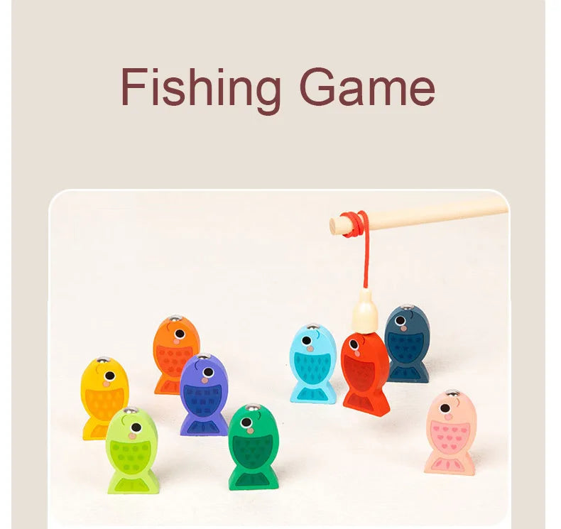 Montessori Wooden Toys Kids Busy Board Shape & Number Matching Digital Shape Educational Toys For Children Gifts