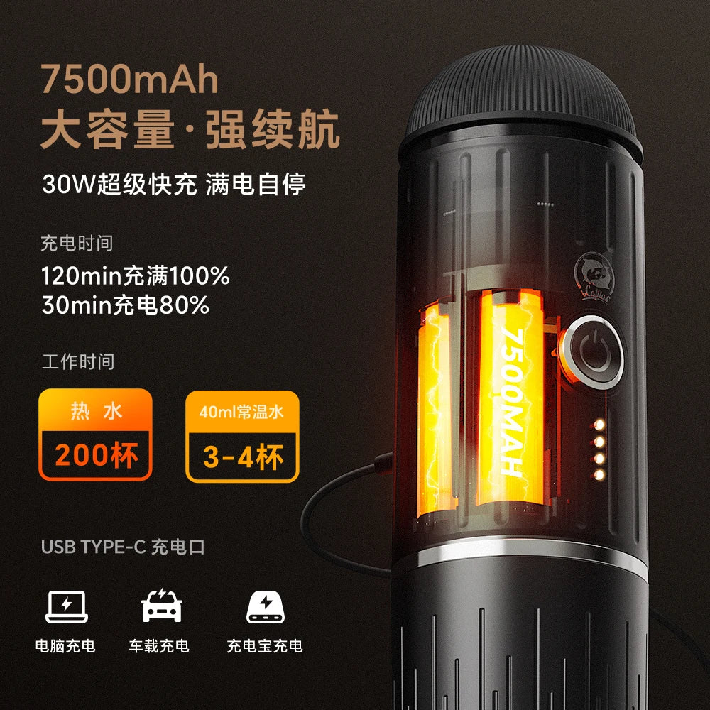 Portable coffee machine small household capsule coffee machine American semi-automatic Italian coffee