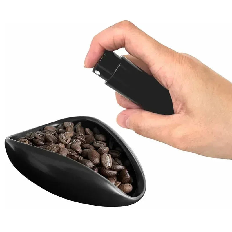 Coffee Bean Measuring Cup Ceramic Weighing Tray Coffee Powder Dosage Tray Suitable for Home Cafe Simple Coffee Tray Accessories