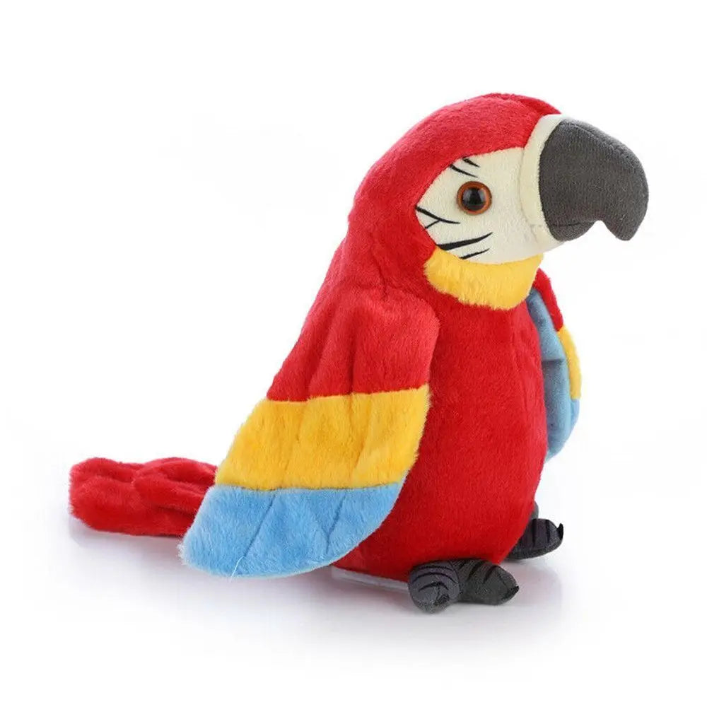 Plush Moves Your Voice Repeat Imitates Voice Gift Parrot Toys Talking Birds Fun Toys